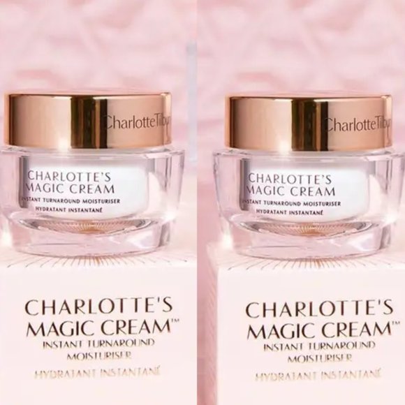 ✔️2 x Charlotte Tilbury Mini Charlotte's Magic Creams SET OF 2 MINI MAGIC CREAM - Picture 2 of 9